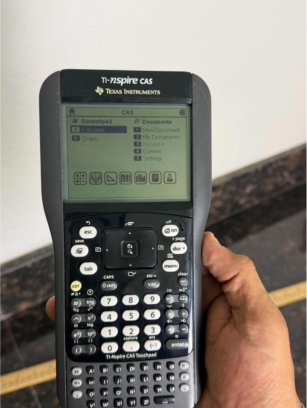 Texas Instruments TI-Nspire CAS Graphing Calculator with Touchpad and Cover - Picture 7 of 7